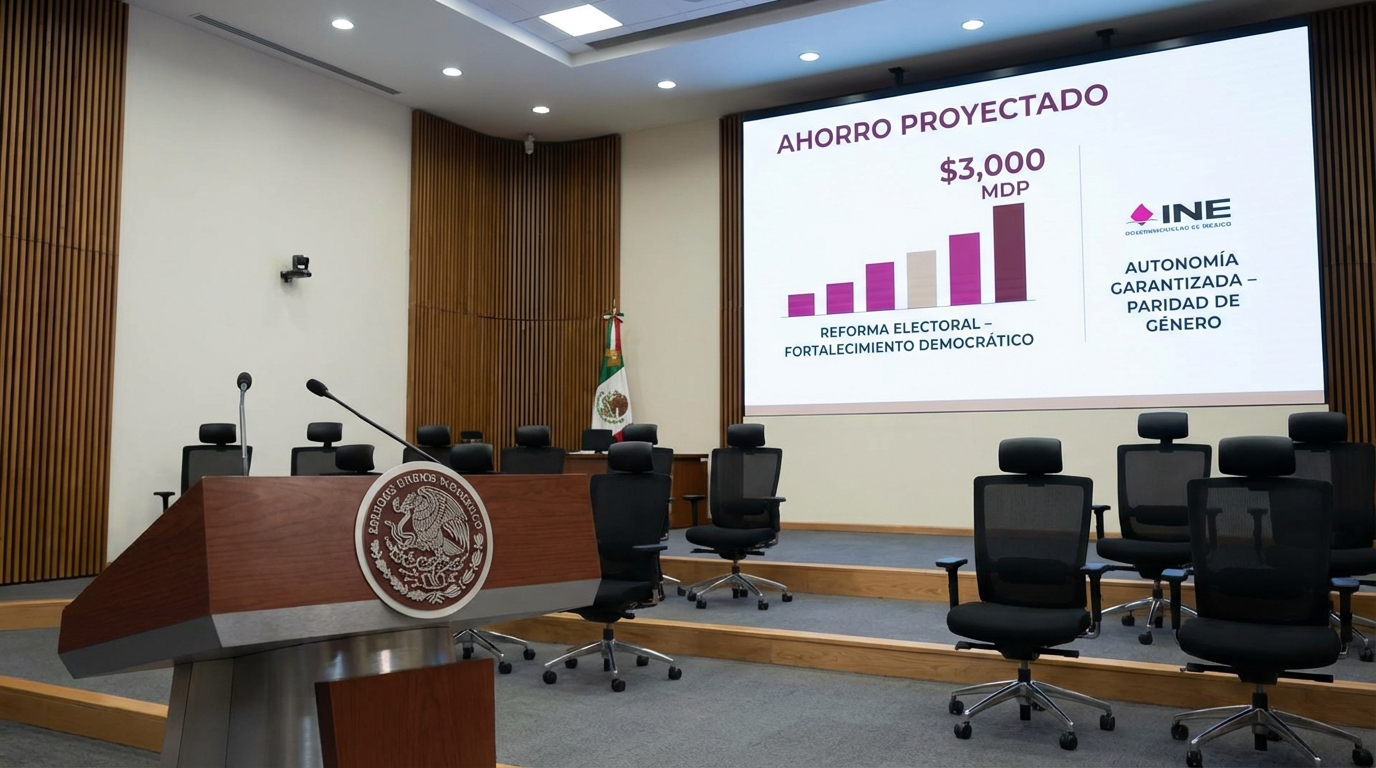 Sheinbaum detalla reforma electoral: ahorros por 3 mil mdp anuales y fortalecimiento del INE