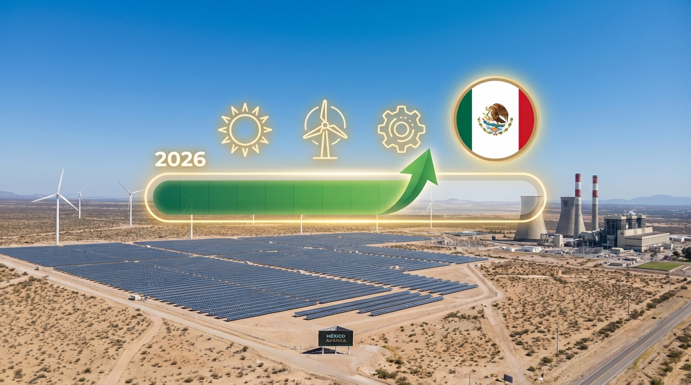 México avanza en tiempo con metas energéticas del Plan México para 2026