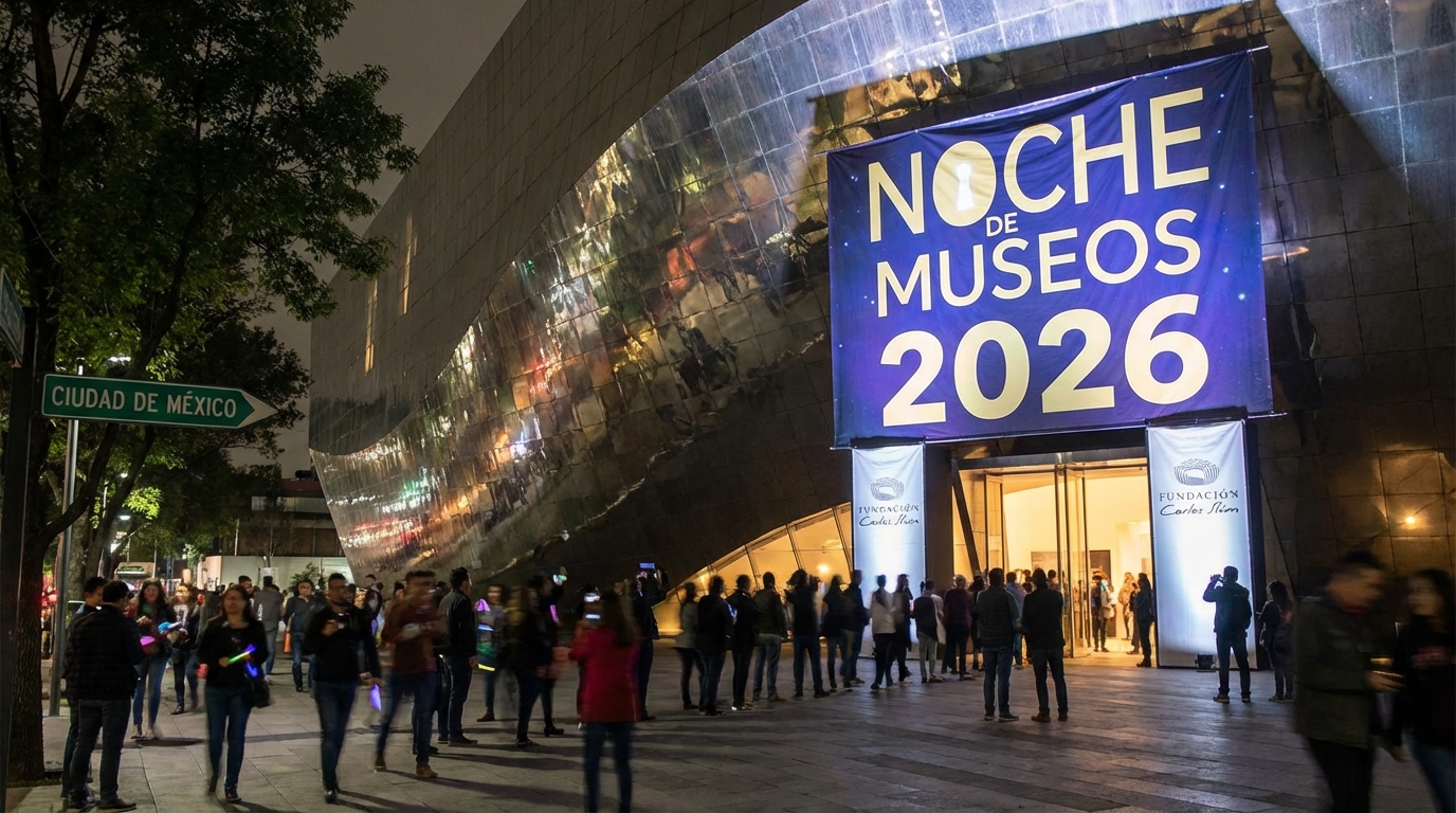 Fundación Carlos Slim organiza Noche de Museos 2026 en el Museo Soumaya