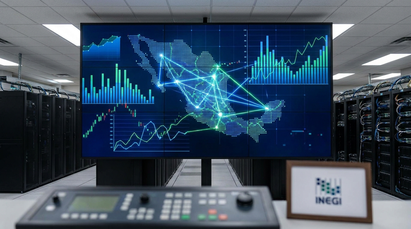 Título: INEGI actualiza información sobre indicadores económicos de México