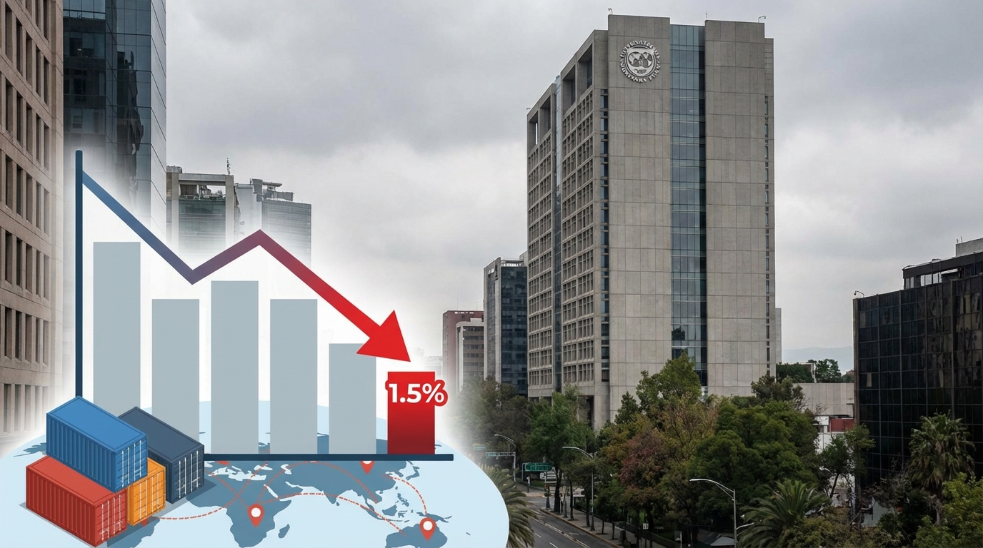 FMI proyecta crecimiento de 1.5% para la economía mexicana en 2026