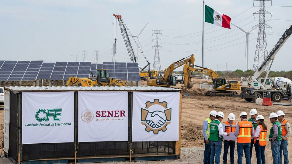 CFE y Sener impulsan inversiones mixtas para acelerar proyectos energéticos en México