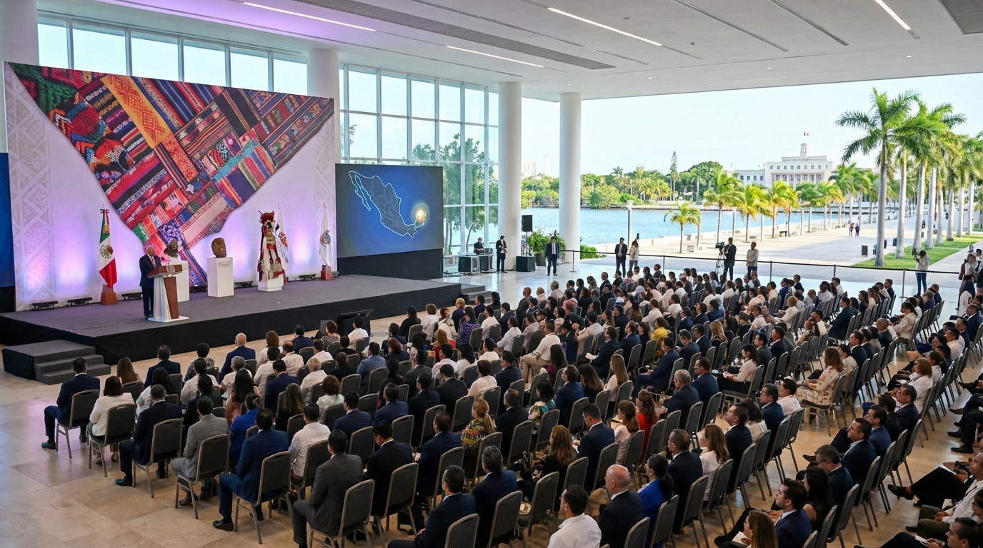 Mara Lezama inaugura Reunión Nacional de Cultura 2025 en Chetumal, nuevo epicentro cultural de México