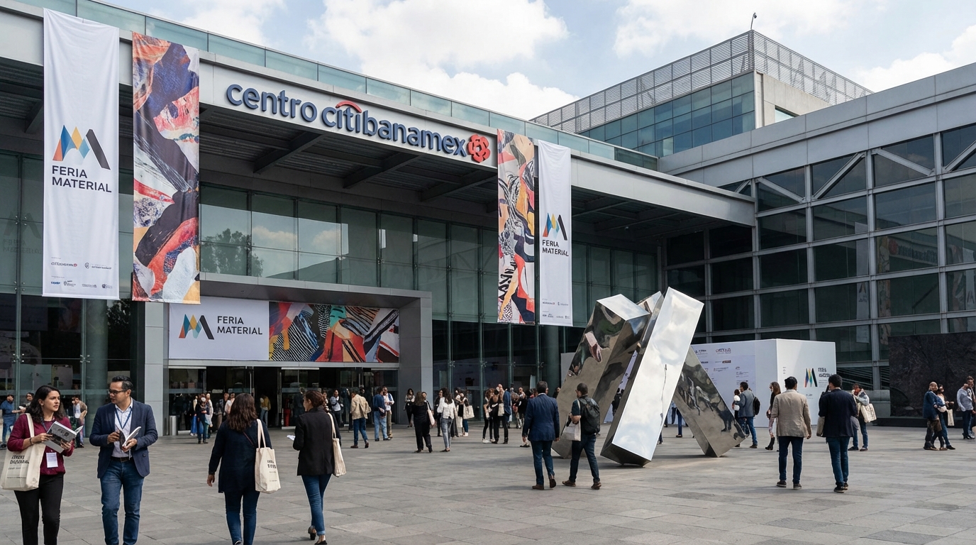 Feria Material 2026 confirma fechas en Ciudad de México para fortalecer el mercado artístico nacional