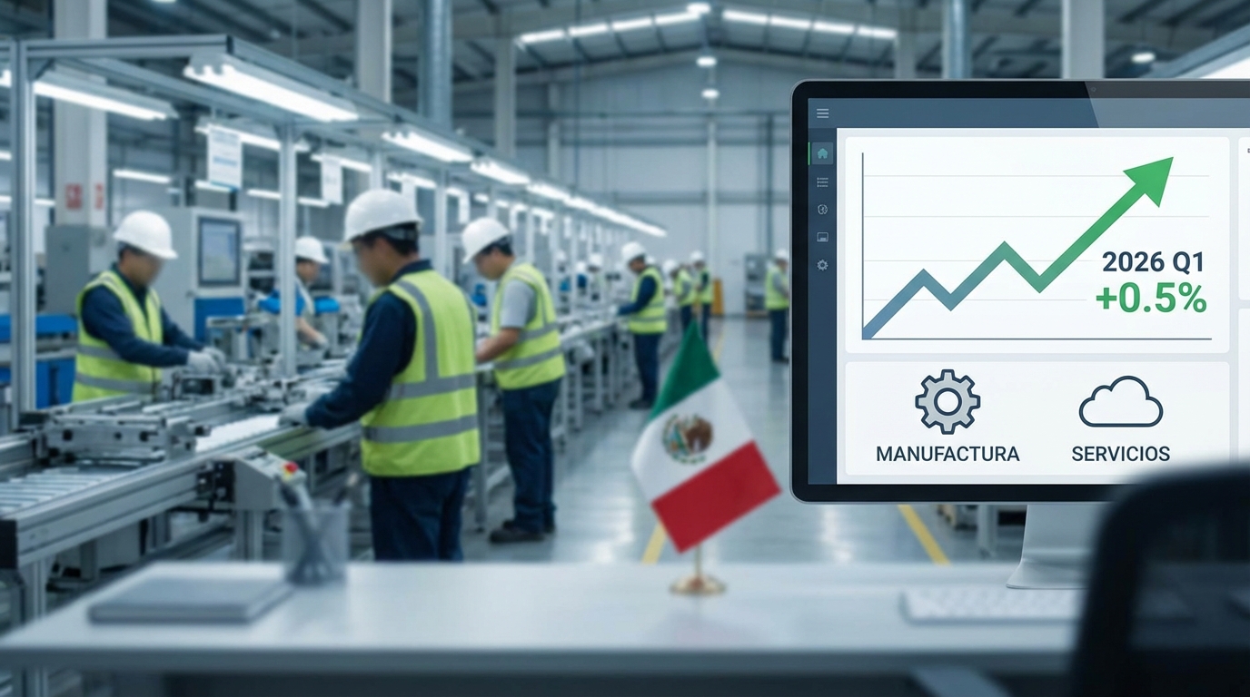 Economía mexicana inicia 2026 con expansión moderada pese a pronósticos de desaceleración