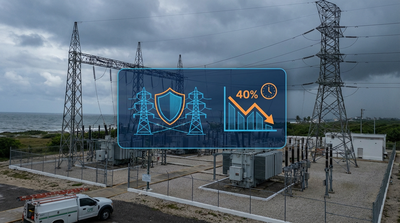 CFE activa blindaje energético para fortalecer la red eléctrica en 2025