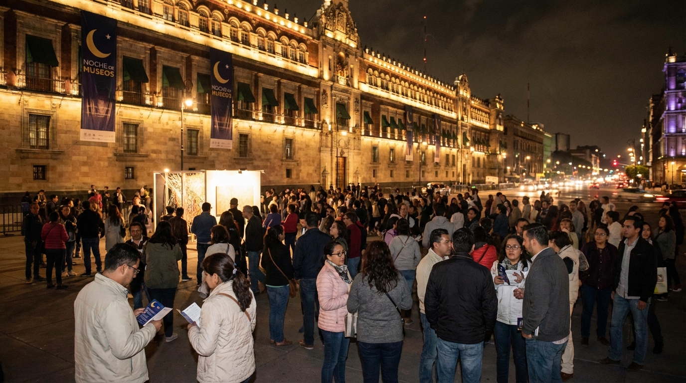 La Noche de Museos celebra 16 años en CDMX con más de 80 recintos abiertos en su edición final de 2025