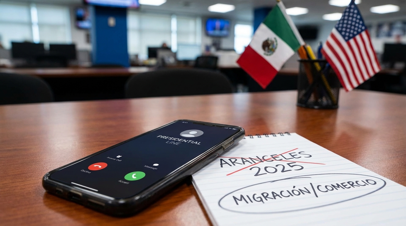 México prioriza diplomacia telefónica con Trump para sortear aranceles en su primer año de mandato