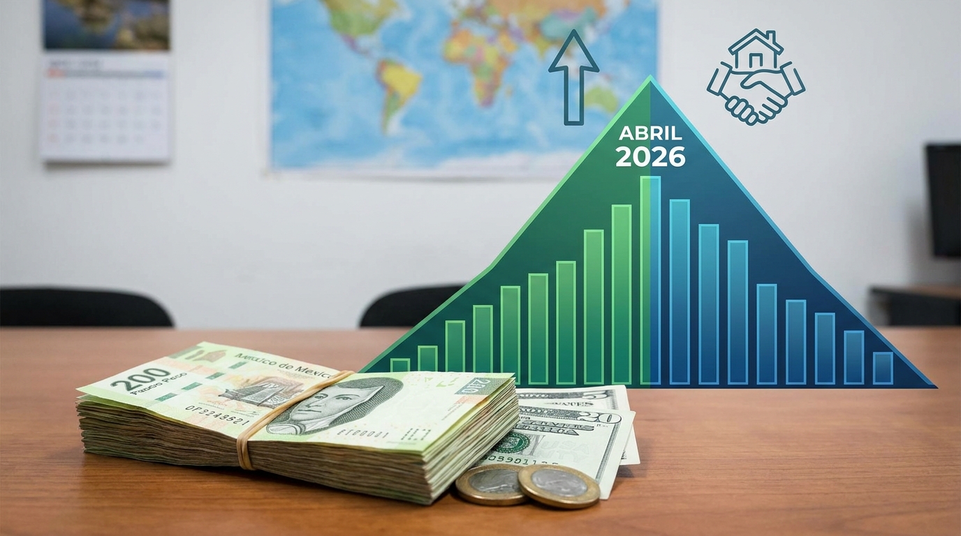 Remesas a México logran récord histórico en abril de 2026