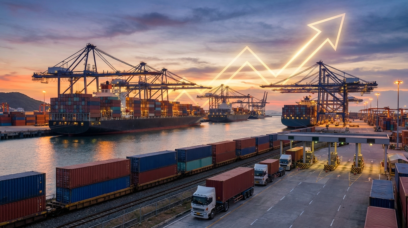 México rompe récord histórico de exportaciones en 2025 con un crecimiento del 7.7%