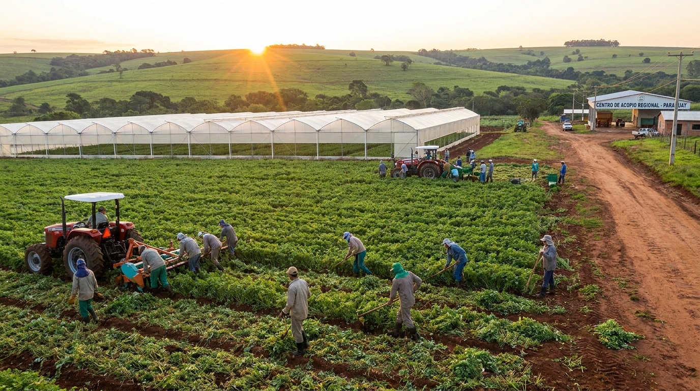 Paraguay registra 3% de crecimiento en empleo rural en el primer trimestre de 2026