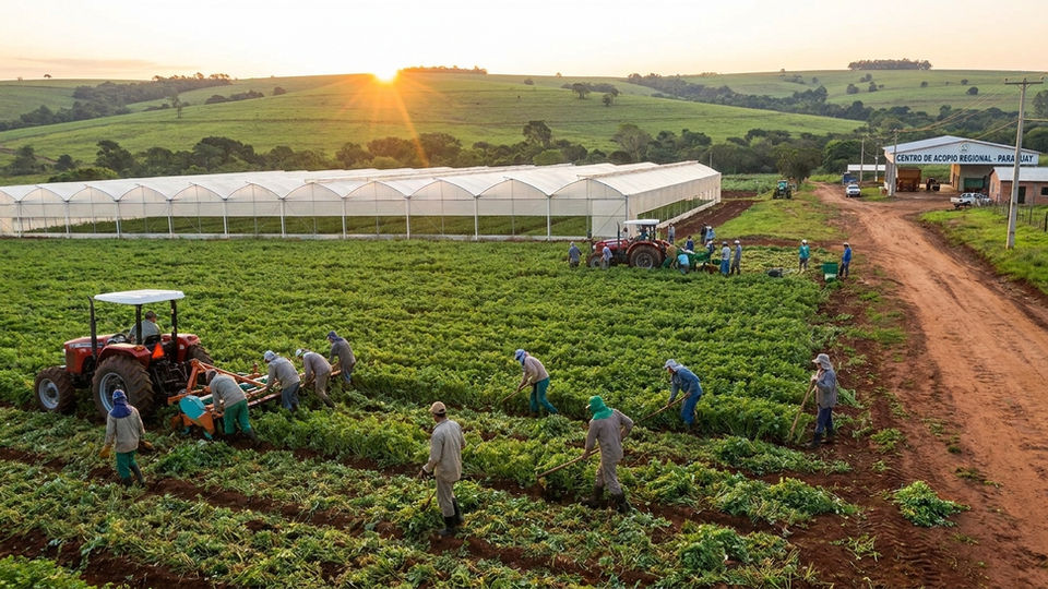 El empleo rural paraguayo aumenta 3% en T1 2026, impulsado por la recuperación del sector agropecuario en la región.  