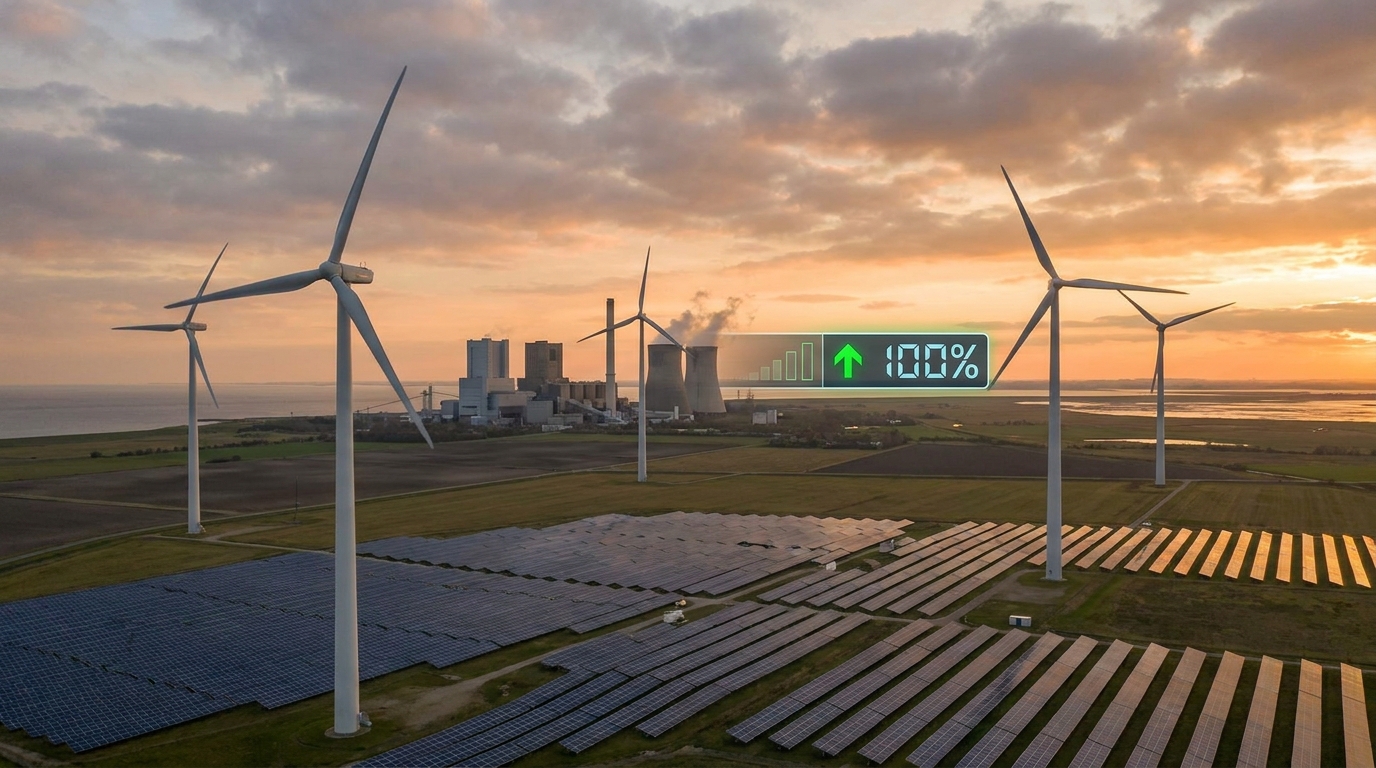 Europa marca hito en transición energética: renovables cubren demanda total y desplazan fósiles