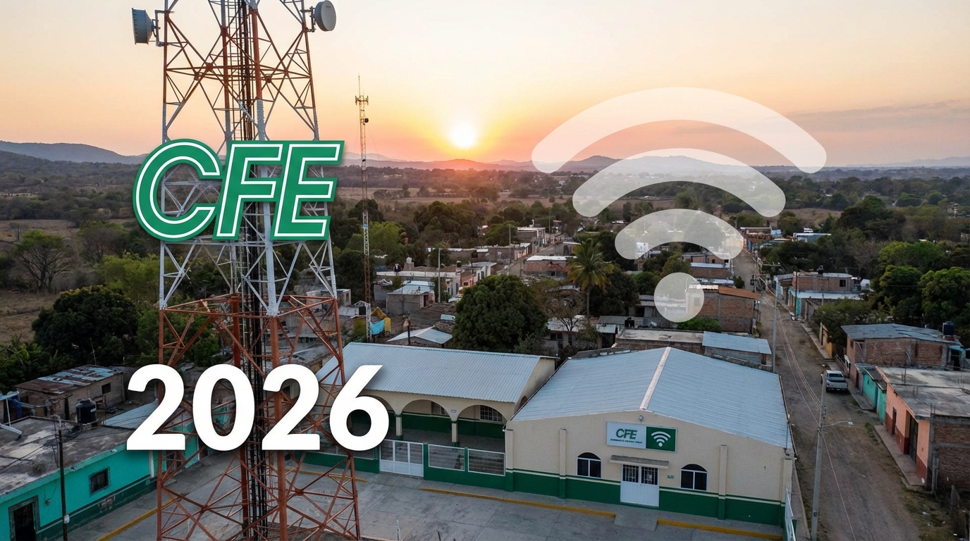 CFE anuncia internet gratuito para millones de mexicanos desde enero de 2026