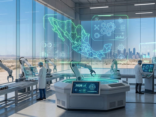 Tendencias tecnológicas para 2026 posicionan a México en fase clave de innovación industrial