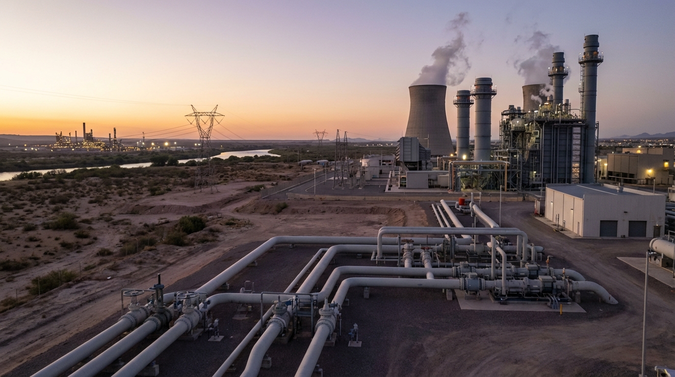 México genera electricidad con gas natural excedente de Texas