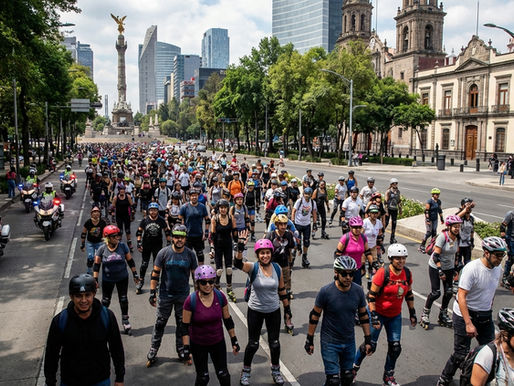 Festival Nacional Roller une a patinadores en las calles de la CDMX