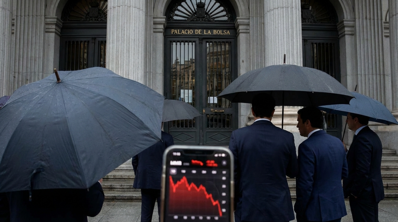 Bolsa española suspende operaciones 24 horas por indicadores preocupantes del mercado
