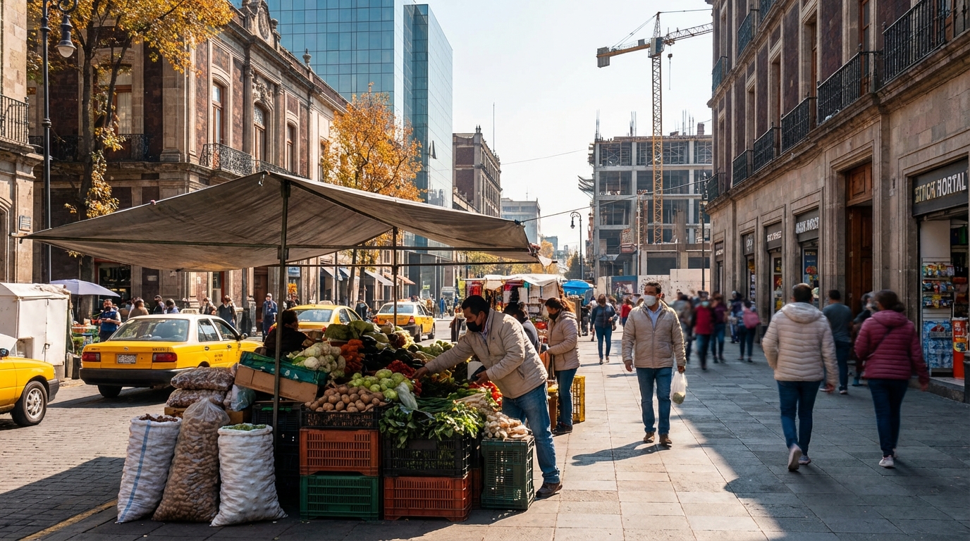 Economía mexicana repunta en octubre pese a riesgos persistentes