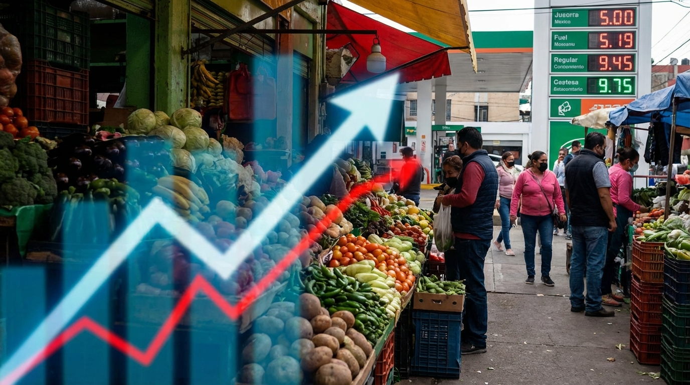 Inflación en México repunta al 4.63% en la primera quincena de marzo de 2026