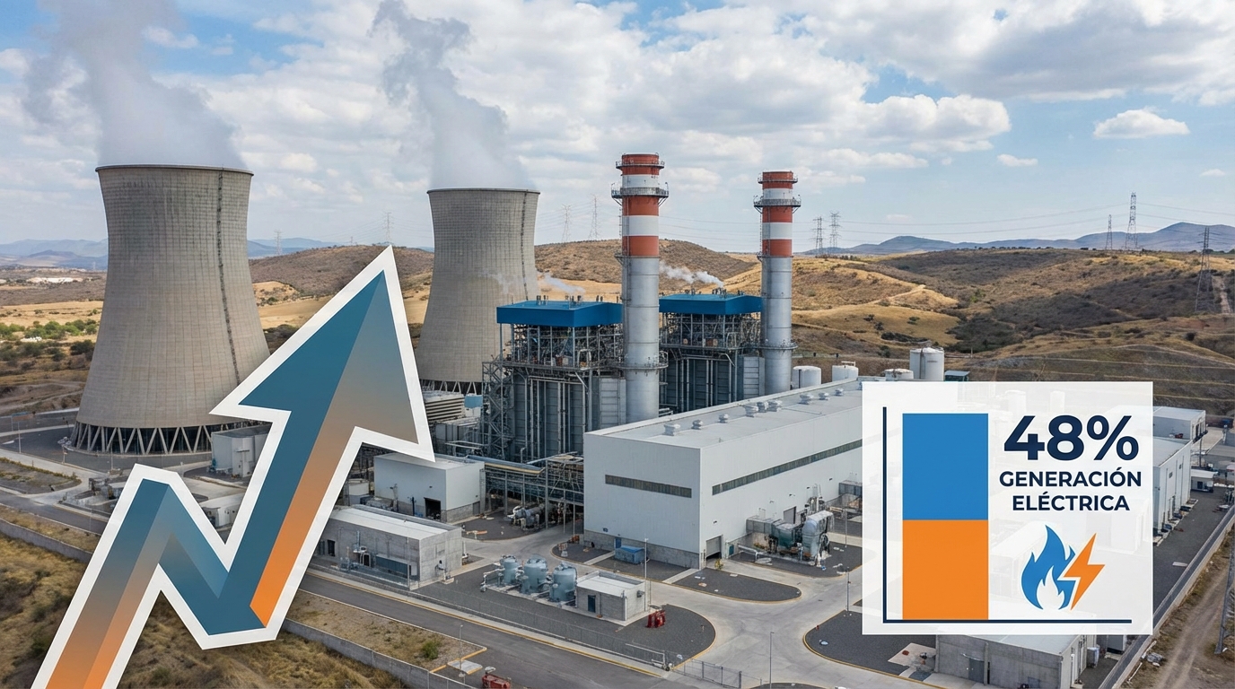 Gas natural se consolida como pilar del sector energético en México