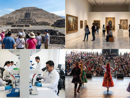 Sheinbaum anuncia inversión de 1,500 mdp para artes, ciencias, museos y zonas arqueológicas