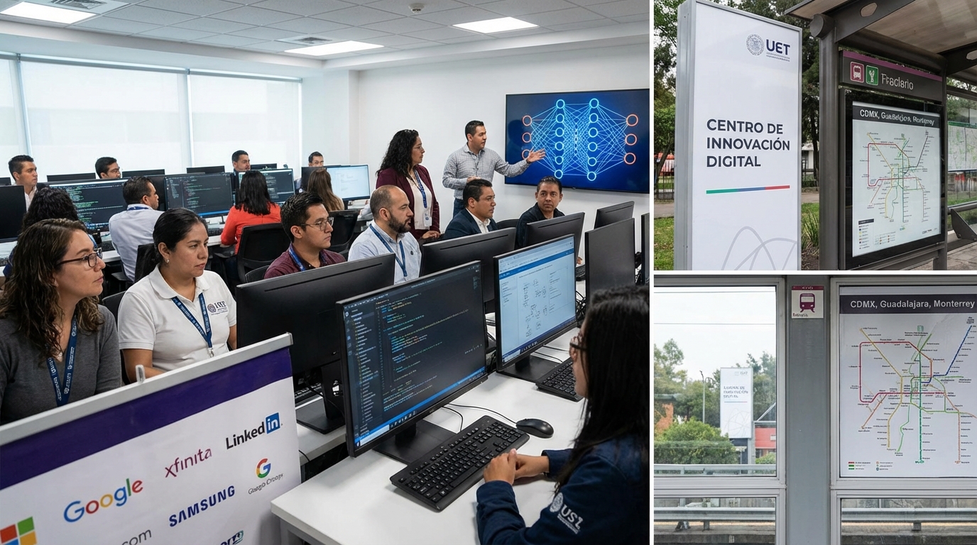 México inicia cursos públicos de IA en enero con alianzas de Big Tech y cupos abiertos en múltiples sedes