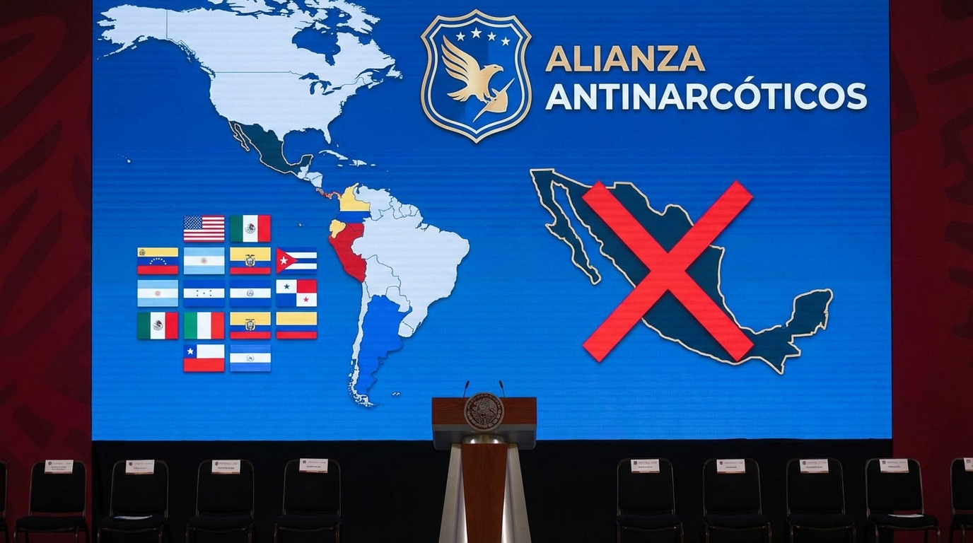 Trump anuncia alianza de 17 países de América contra carteles, excluyendo a México