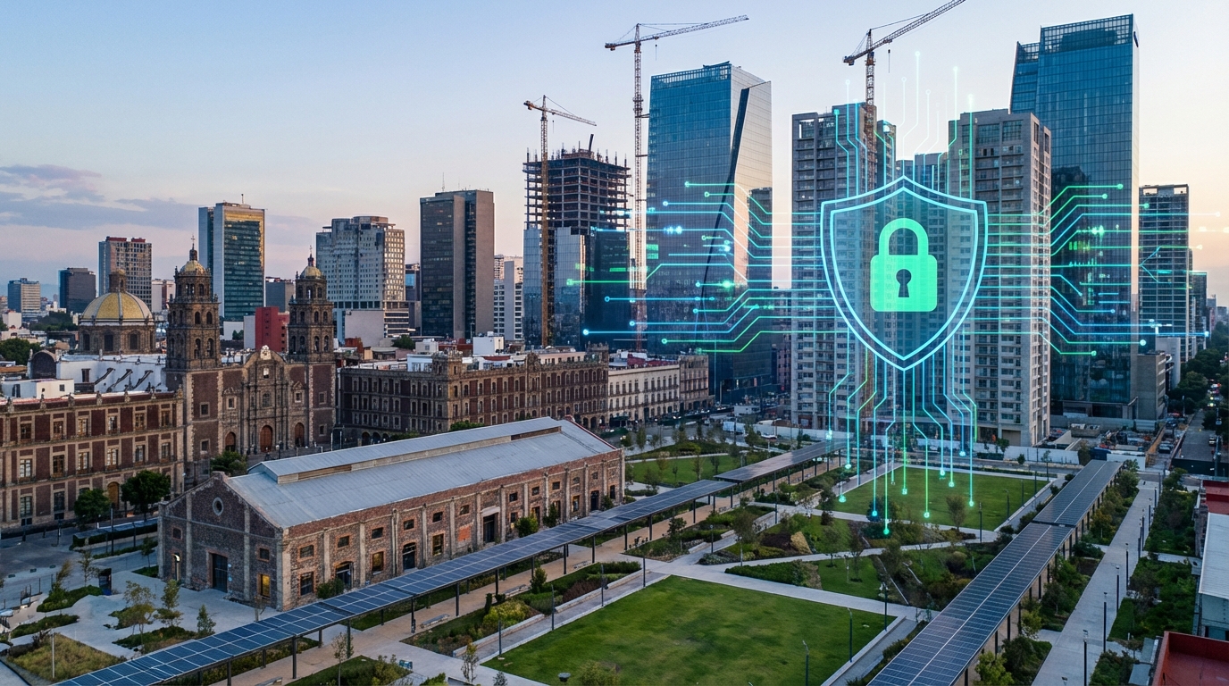 Ciberseguridad y regeneración urbana: Los nuevos ejes del mercado inmobiliario en México para 2026