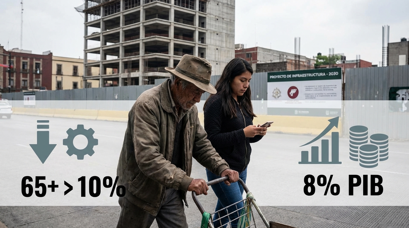 México envejece rápidamente y amenaza su dinamismo económico futuro