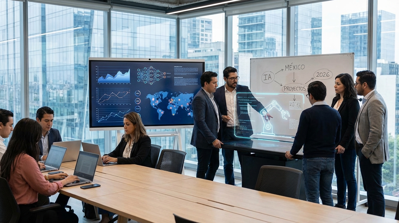 Empresas mexicanas aceleran proyectos de IA para alinearse con tendencias globales de 2026