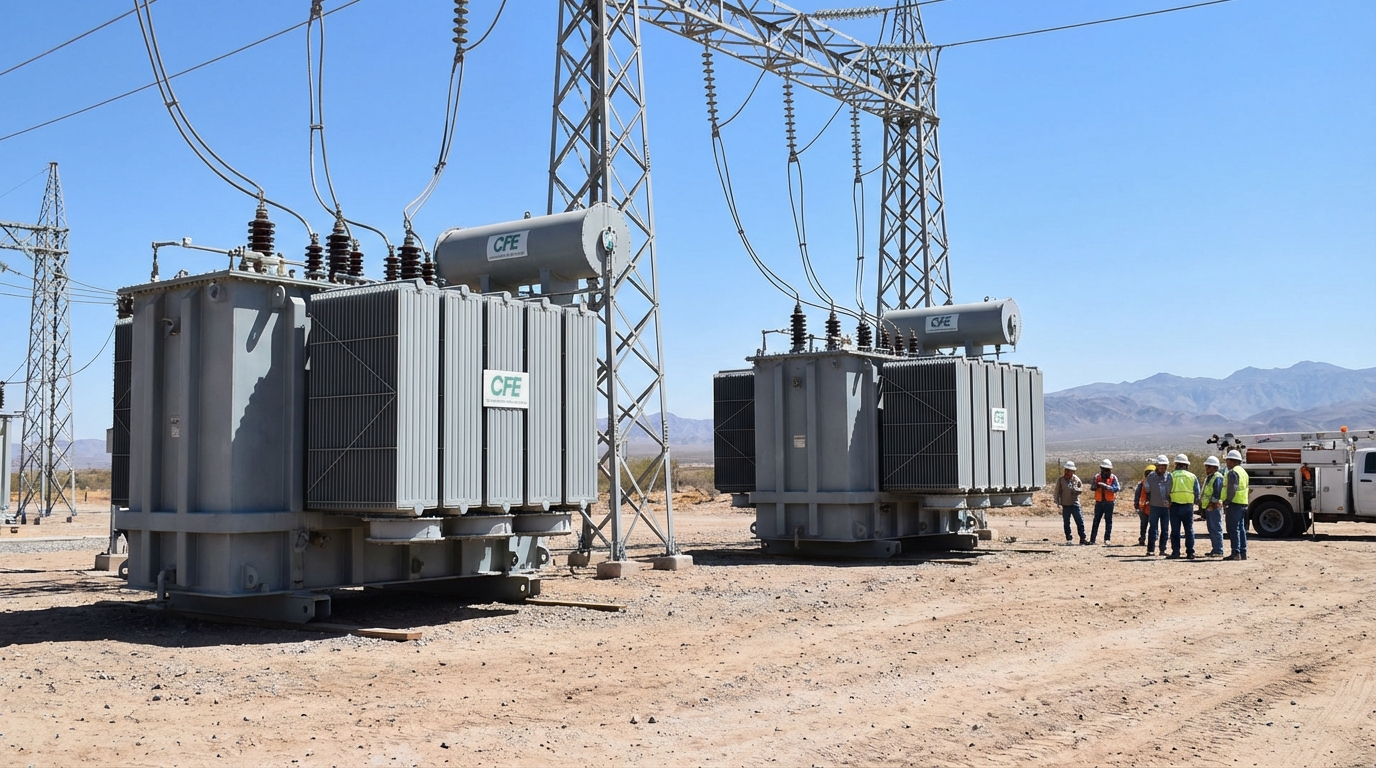 CFE blinda suministro eléctrico en el norte de México con dos dispositivos clave
