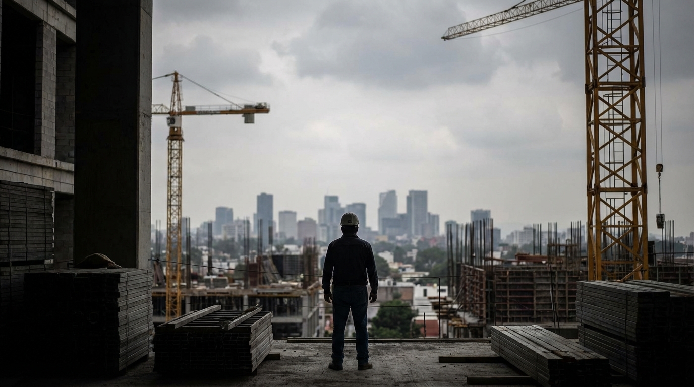 Expertos alertan recesión en inversión fija de México con caída del 8.86% anual