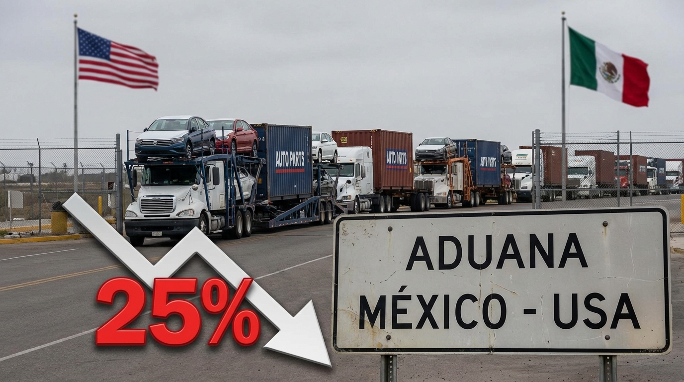 Nuevos aranceles de Trump amenazan exportaciones manufactureras mexicanas y el T-MEC
