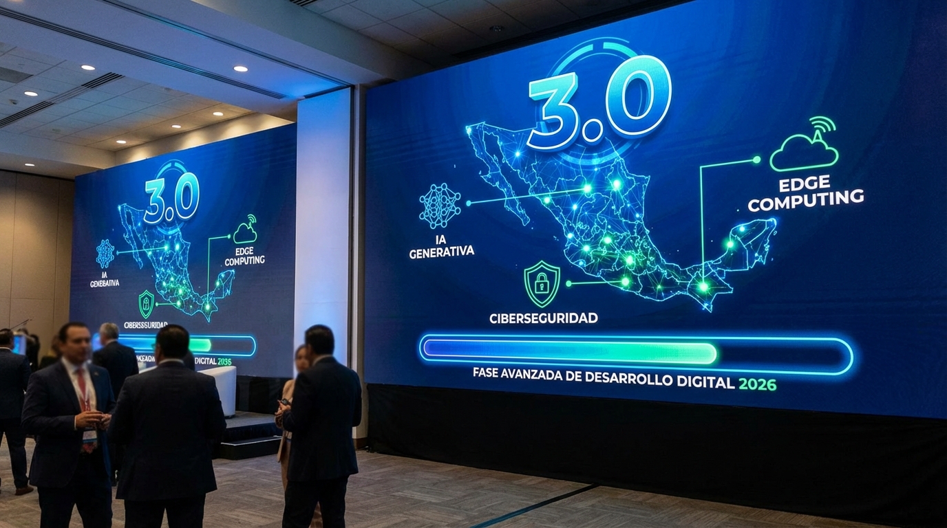Tendencias tecnológicas para 2026 posicionan a México en fase avanzada de desarrollo digital