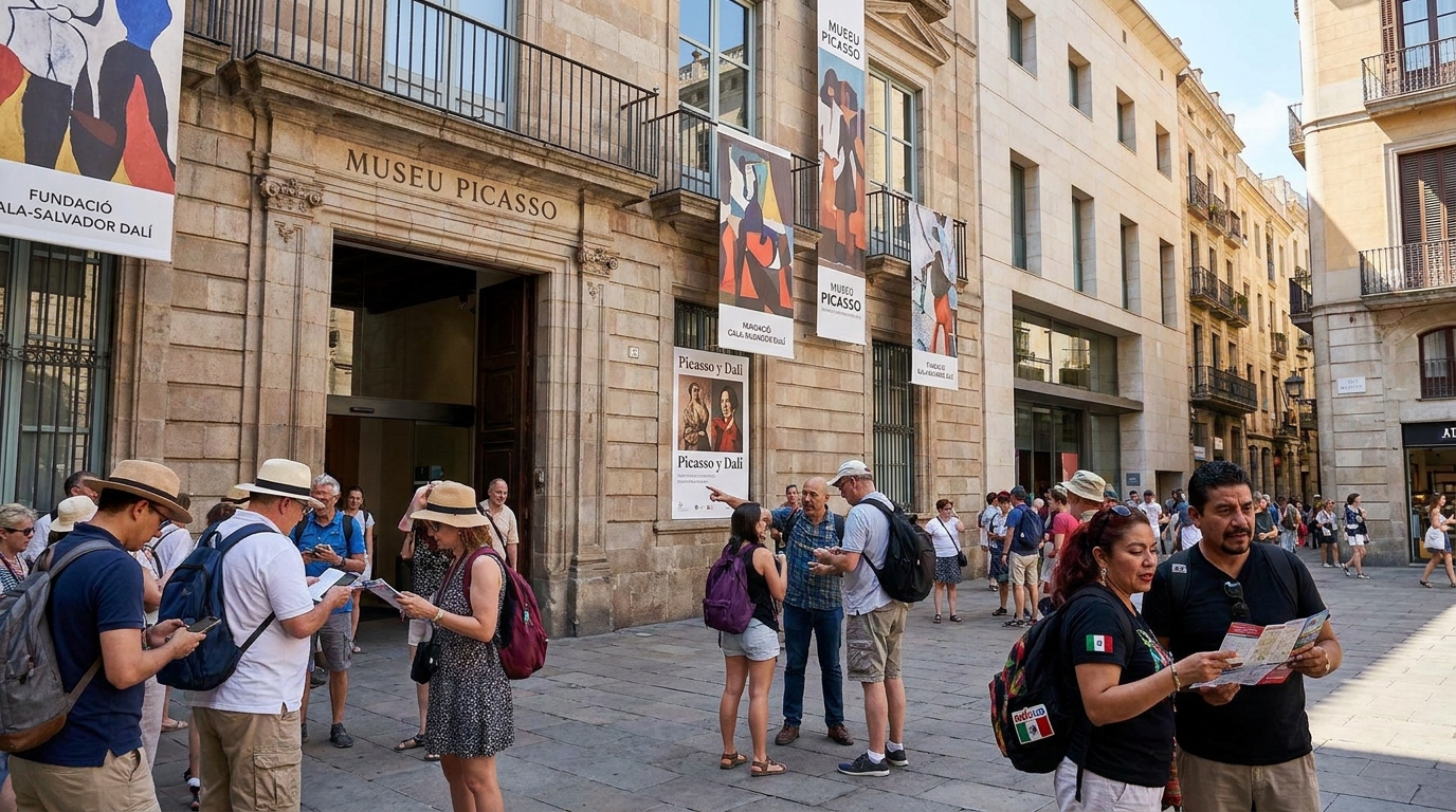 Barcelona consolida su oferta cultural con exposiciones de Picasso y Dalí que captan interés mexicano