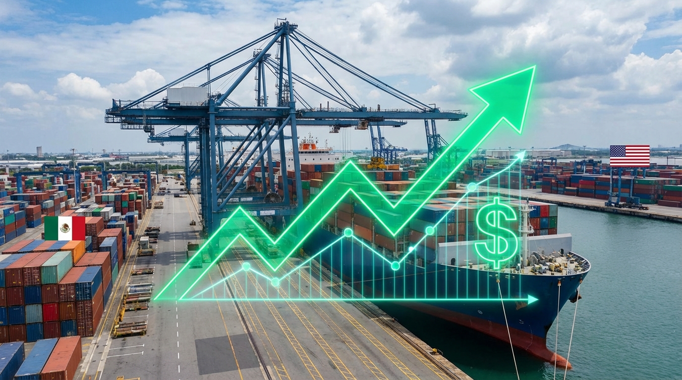 México mantiene superávit comercial con EU pese a tensiones arancelarias