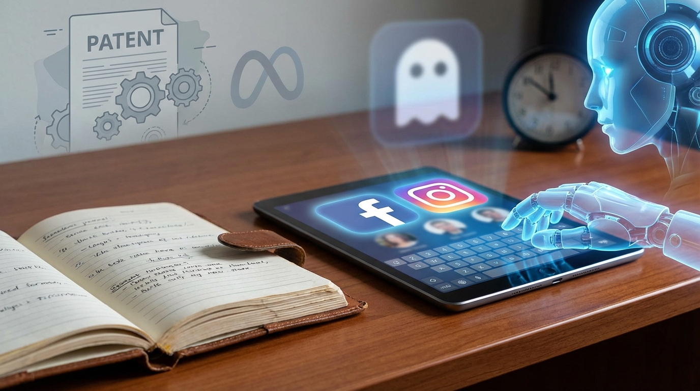 Meta patenta IA para generar publicaciones en cuentas de usuarios fallecidos o inactivas