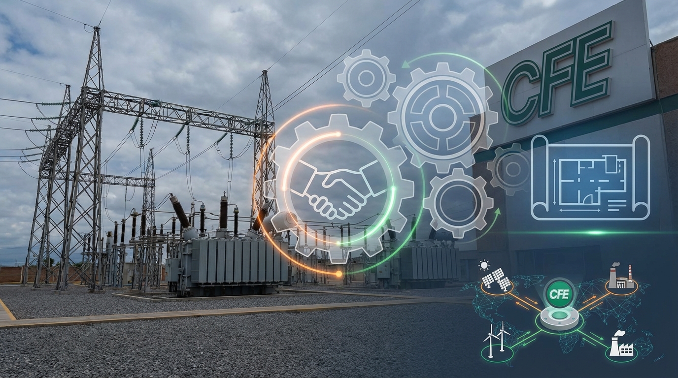 CFE publica lineamientos para esquemas de desarrollo mixto en el sector eléctrico