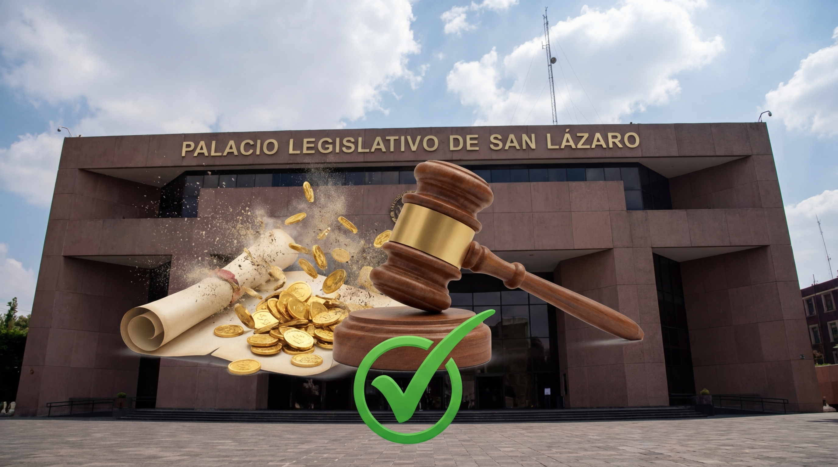 Cámara de Diputados aprueba reforma para eliminar pensiones doradas de exfuncionarios públicos