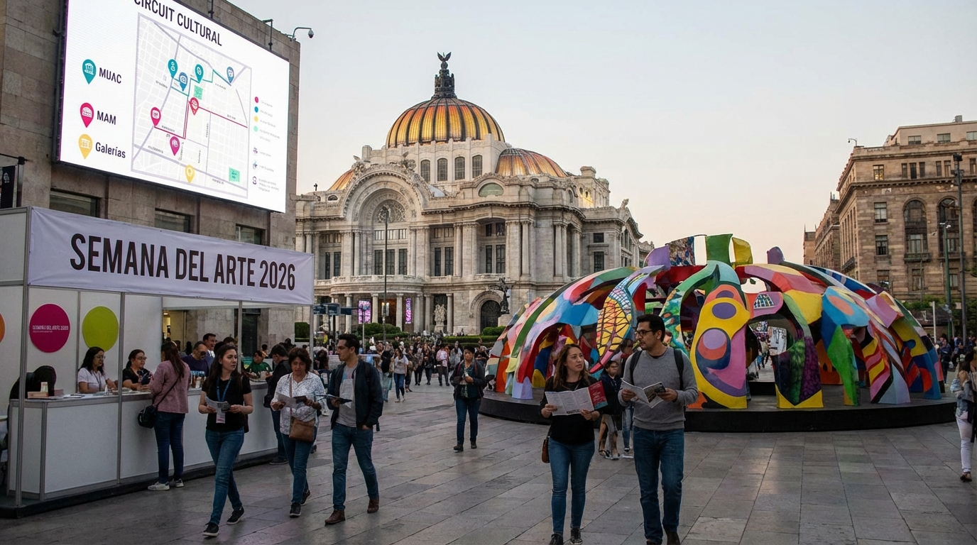 Semana del Arte 2026 en CDMX reúne museos emblemáticos y circuitos culturales imperdibles