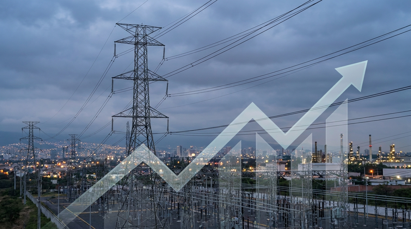 Consumo de energía en México proyectado al alza para abril 2026
