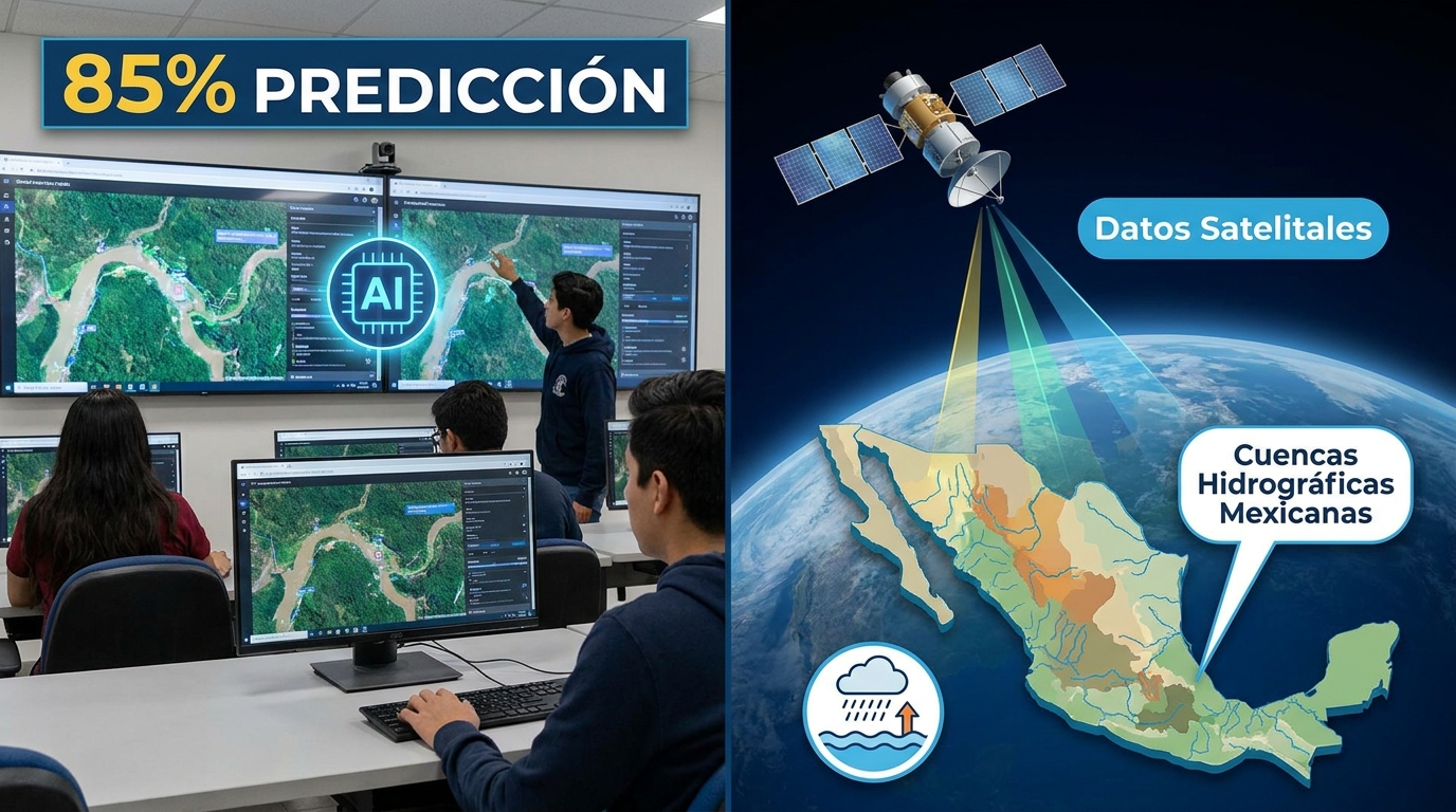 Universitarios colombianos desarrollan algoritmo de IA para predecir inundaciones en regiones tropicales
