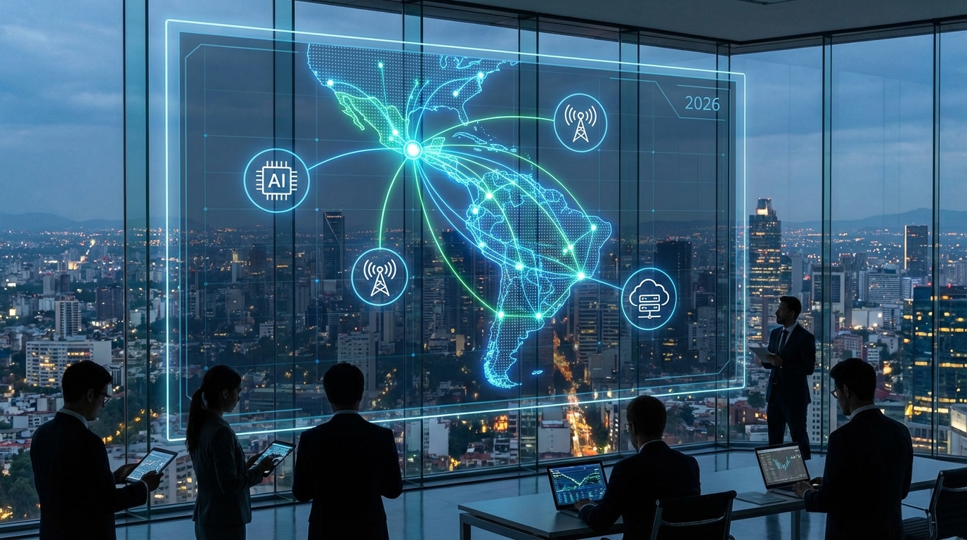 2026 marcará la convergencia tecnológica que elevará la competitividad de México en América Latina