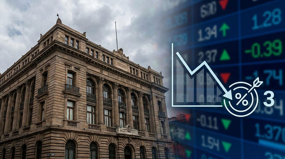 Banxico mantiene tasa de interés restrictiva ante inflación proyectada para 2026