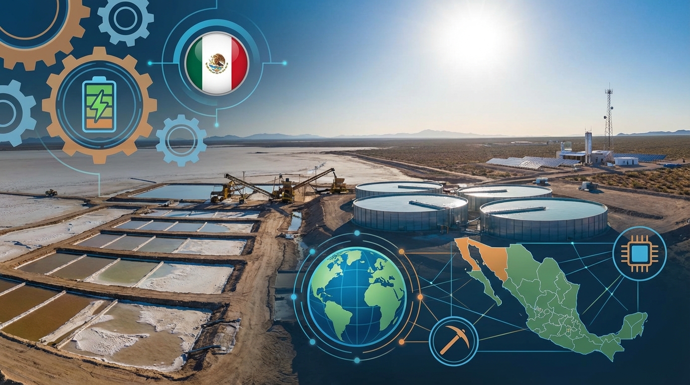 México explora tecnologías para extracción de litio y fortalece viabilidad económica bajo Sheinbaum