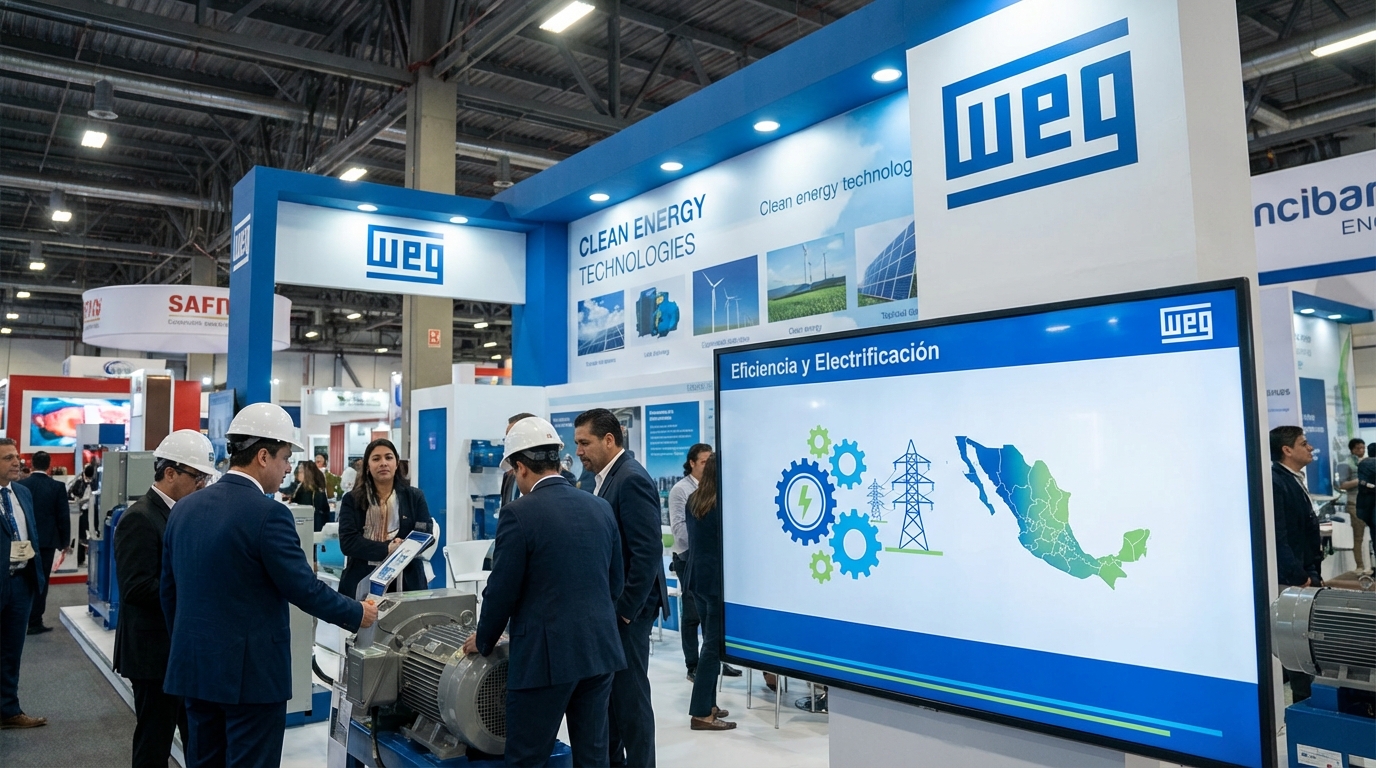 WEG presenta soluciones para la transición energética en Hannover Messe 2026