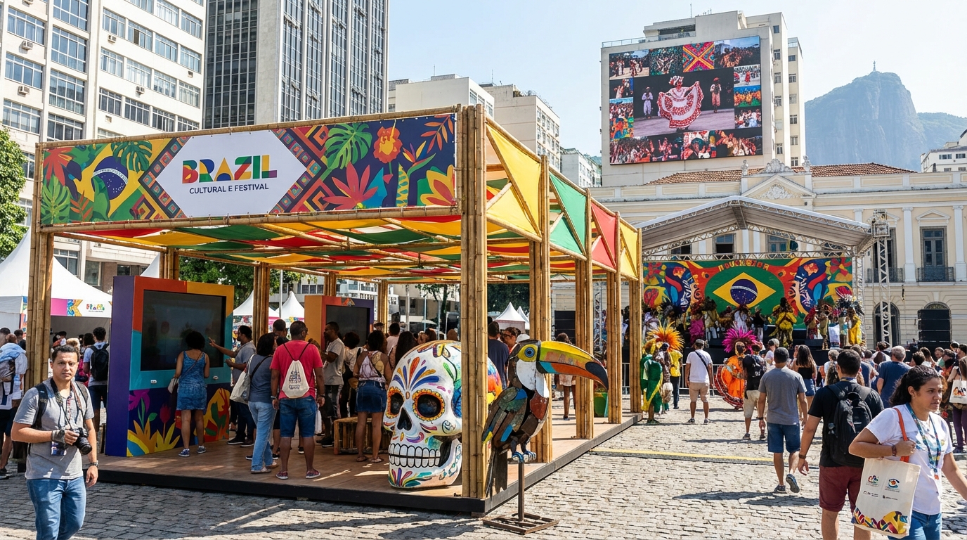 Brasil fortalece su escena cultural con exposiciones y festivales que interesan a México