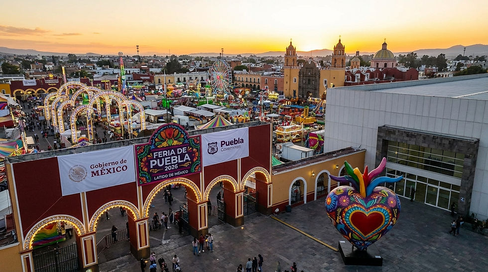Feria de Puebla 2026 fortalece el turismo estatal como "latido de México" ante el gobierno federal