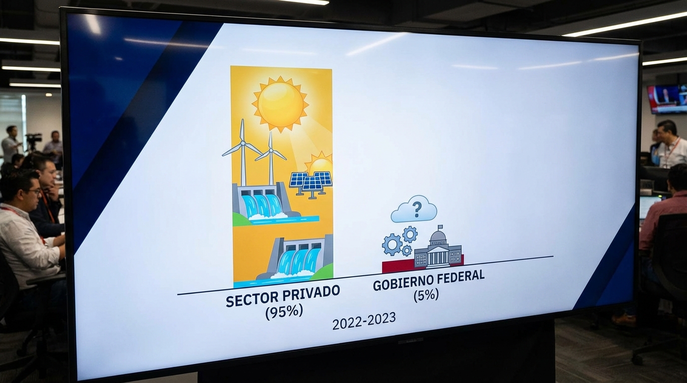 Gobierno federal aportó solo 5% de inversiones renovables entre 2022 y 2023